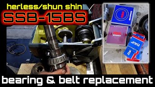 HerlessShun Shin SSB15BS Lathe Spindle Bearing Replacement Part 2 [upl. by Neellok175]