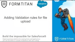 Adding Validation rules for file upload [upl. by Lexi]