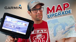 How to Update and Install Maps on the Garmin Echomap Plus UHD and CHIRP Units with Garmin Express [upl. by Motteo505]