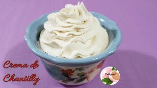 COMO HACER CHANTILLY CASERO CON 2 INGREDIENTES [upl. by Mcafee]