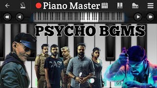 PSYCHO VILLAIN BGMS  Ratchasan  Forensic  Anjaam Pathiraa  BGMS on Piano Tutorial [upl. by Florenza]