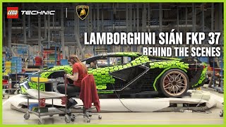 Behind the Scenes  Building a LifeSize LEGO Technic Lamborghini Sián FKP 37 [upl. by Norrej630]