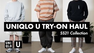 Uniqlo U Men Try On Haul Spring Summer 2021 [upl. by Mad875]