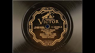 Polish 78rpm recordings 1930 VICTOR V16169 Zalotna polka  Hop Hop Ignacy Podgórski Paweł Faut v [upl. by Jeramie]