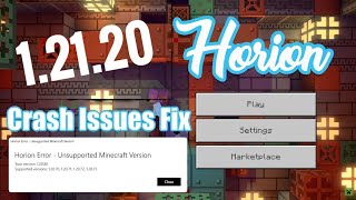 HORION Hacked Client 12120 Unsupported Minecraft Version FIX [upl. by Tenej]