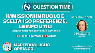 Supplenze docenti e immissioni in ruolo 120 minuti di risposte alle vostre domande [upl. by Elnukeda]