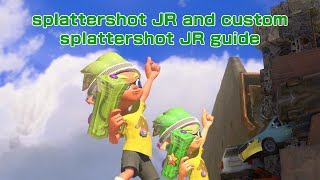 Back to basics  Splatoon 3 splattershot junior and custom splattershot junior guide [upl. by Lala220]