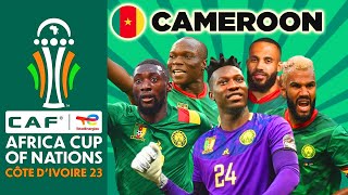 CAMEROON SQUAD AFCON 2024  AFRICA CUP OF NATIONS COTE DIVOIRE 2023 [upl. by Karilynn251]