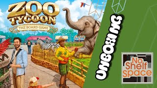 Unboxing Zoo Tycoon The Board Game Deluxe Edition [upl. by Dublin406]