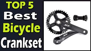 TOP 5 Best Bicycle Crankset Review 2024 [upl. by Eciralc]