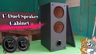 Duel 4 Inch Speaker Box Making 🔊 How To Make 4 Inch Speaker Box [upl. by Strep888]