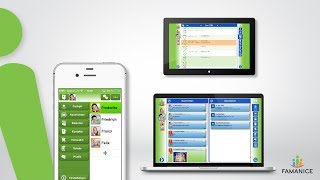 Die App mit Familienkalender FamilienChat Einkaufslisten Familienplaner [upl. by Aibonez]