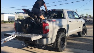 2018 Cement Grey Tundra on 35’s and Fox Suspension BMC CMC [upl. by Corvese631]