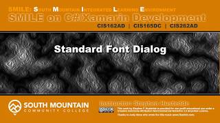 CXamarin Cohort 04P  Standard Font Dialogs [upl. by Alaehcim]