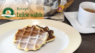 Recept Luikse wafels maken met zelfgemaakte parelsuiker [upl. by Nhguavaj]