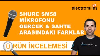 Shure SM58 Mikrofonun Gerçeği ve Sahtesi Nasıl Ayırt Edilir [upl. by Femi]