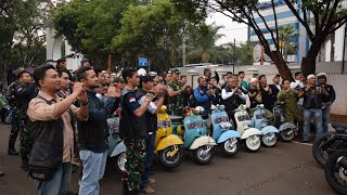 Parade Vespa HUT TNI KE 79 [upl. by Housum]