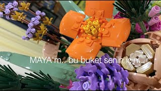 Lego Creator Expert ÇİÇEK BUKETİ  Flower Bouquet Lego 10280 756 parça [upl. by Ynohtnacram]