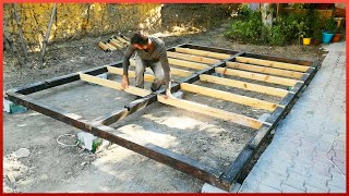 Building Amazing DIY Wood Cabin Step by Step  Tiny Home  WoodWorkerenginbircan [upl. by Cottle]