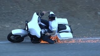 Harley Davidson Lowside Motorcycle Crash [upl. by Miahc]