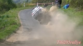 Rallye Charbonnières 2014sorties passages chauds et crash [upl. by Akimyt165]