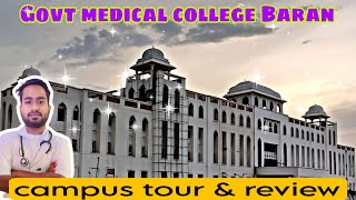 Govt medical college baran  Baran Government medical college rajasthan campus tour amp review gmc [upl. by Asfah]