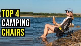 Top 4 Best Camping Chairs in 2024  The Best Camping Chairs Reviews [upl. by Bertine81]