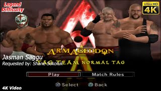 WWE SmackDown vs Raw 2006  Batista amp Rey vs Big Show amp Kane  Normal Tag Match  Shane Sokoluk [upl. by Ogires919]