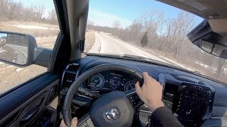 2019 Ram 1500 Limited Crew Cab 4x4  POV Test Drive Binaural Audio [upl. by April506]