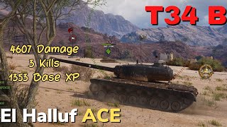 T34 B Ace Tanker on El Halluf [upl. by Lenad]