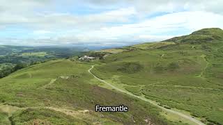 Snowdonia  Eryri  National Park  Welsh countryside  Fremantle stock footage  E18R53 037 [upl. by Norby]