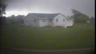 Tornado hits house Surveillance video [upl. by Nikoletta]