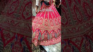 Classy lehenga trending shorts video style beautiful designer short royal bridal wow sale [upl. by Aetnuahs603]