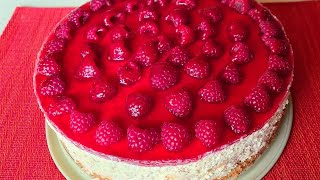 Cremige und fruchtige Himbeertorte Einfach und lecker [upl. by Lupee]