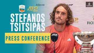 Stefanos Tsitsipas Press Conference After Winning The 2024 Rolex Monte Carlo Masters [upl. by Omari]