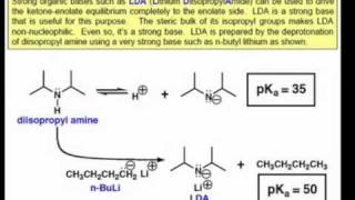 Enolate Anion Formation Using LDA [upl. by Bollinger]