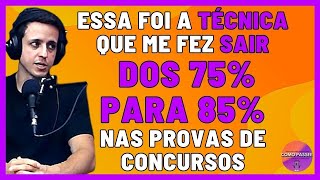 Técnica de Estudo Para Concurso Público Que a Alvancou de 75 a 85 de Acertos [upl. by Baecher]