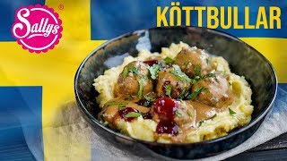 Köttbullar selbstgemacht  Schwedisches Rezept  IKEA nachgemacht  Sallys Welt [upl. by Ogata]