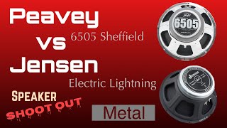 Peavey 6505 vs Jensen Electric Lightning Speakers [upl. by Torosian]