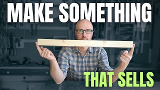 Beginner Woodworking Project that Sells  ONE BOARD BUILD [upl. by Scotti249]