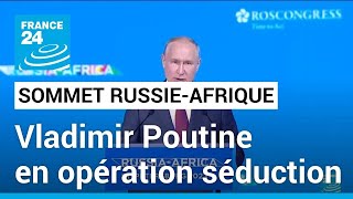 Poutine  Afrique  opération séduction les évènements au Niger sinvitent au sommet RussieAfrique [upl. by Grant]