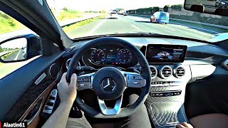 The Mercedes C Class 2020 POV Test Drive [upl. by Srevart]