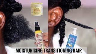 HOW I MOISTURISE MY DRY TRANSITIONING HAIR USING THE LCOLOC METHOD  13 MONTHS POST RELAXER [upl. by Lapo]