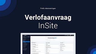 Verlofaanvraag InSite [upl. by Ahsuatal322]