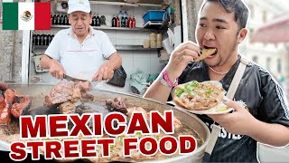 STREET FOOD TACOS AND TRADITIONAL CLEANSING OF AZTEC IN MEXICO 🇲🇽 [upl. by Siseneg227]