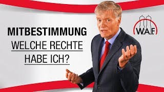 Betriebsrat Mitbestimmungsrecht Mitwirkungsrecht zwingende Mitbestimmung  Betriebsrat Video [upl. by Ardeen755]