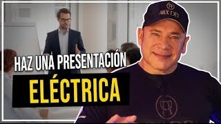 Da una presentación con energía Alex Dey [upl. by Wennerholn]