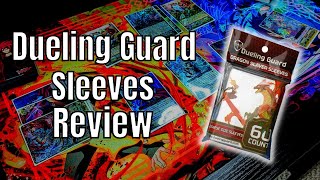 Dueling Guard Sleeves Review  Dragon Slayer TCG Sleeves  Durability Function and Class [upl. by Belldas]