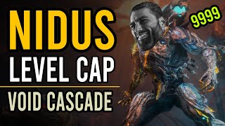 Nidus Prime level Cap Build  Void Cascade Warframe [upl. by Nylirahs]