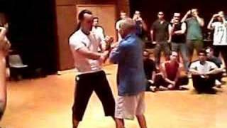 Grandmaster Ip Chun VS Master Brogden [upl. by Ahsinauj]